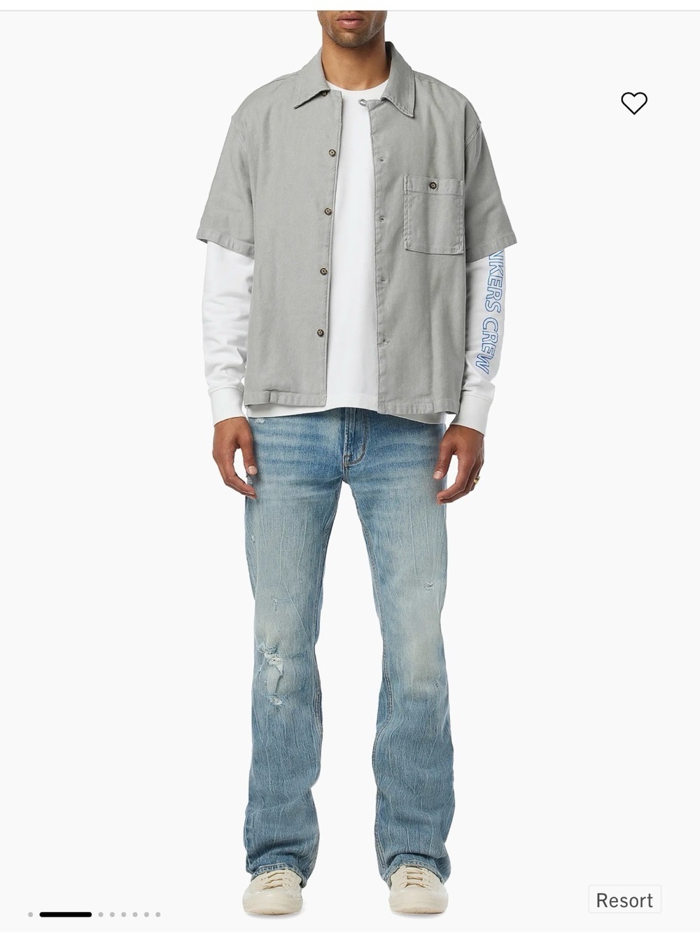 Hudson Jeans Light Blue Relaxed Straight Jeans